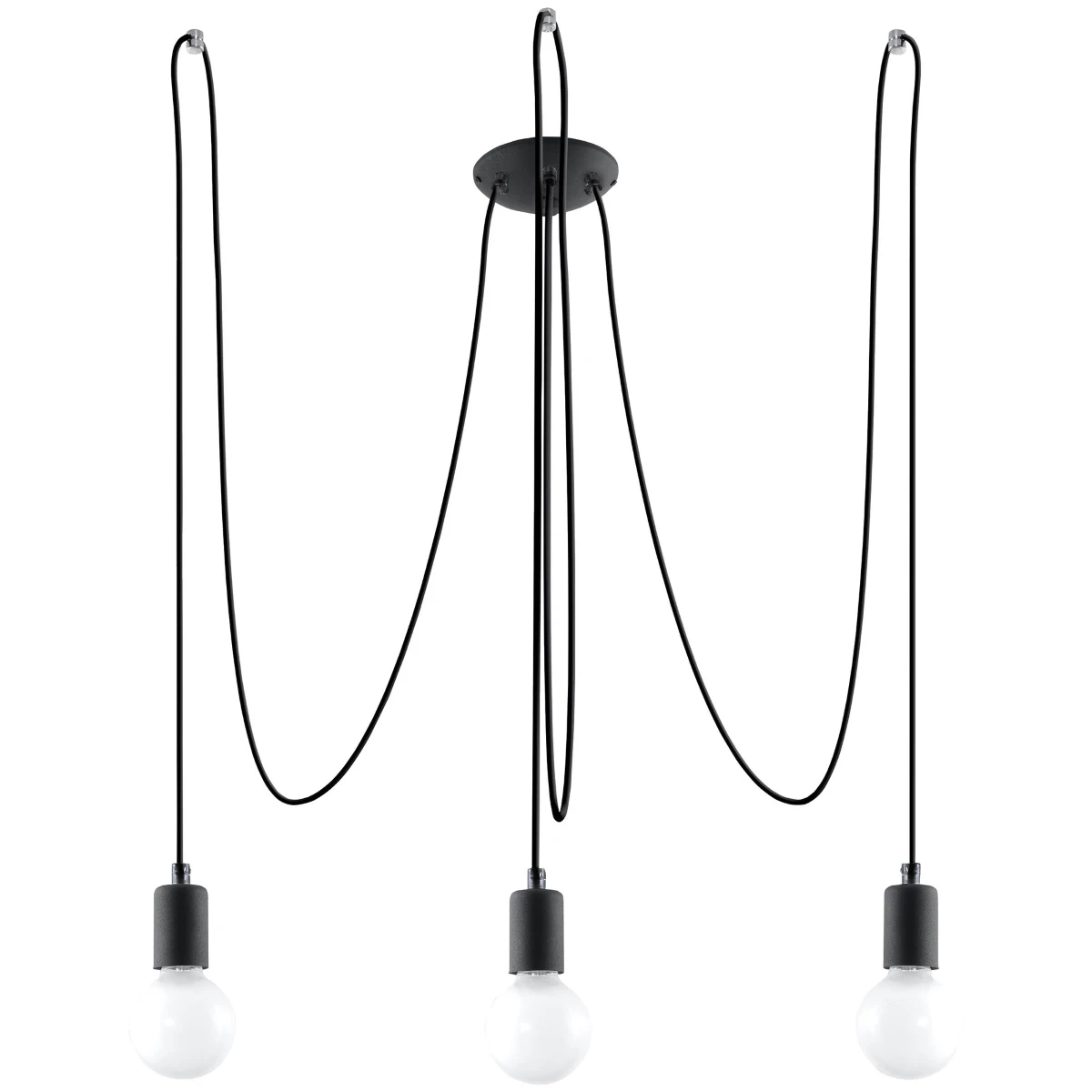 Люстра EDISON 3 3xE27/15W/230V