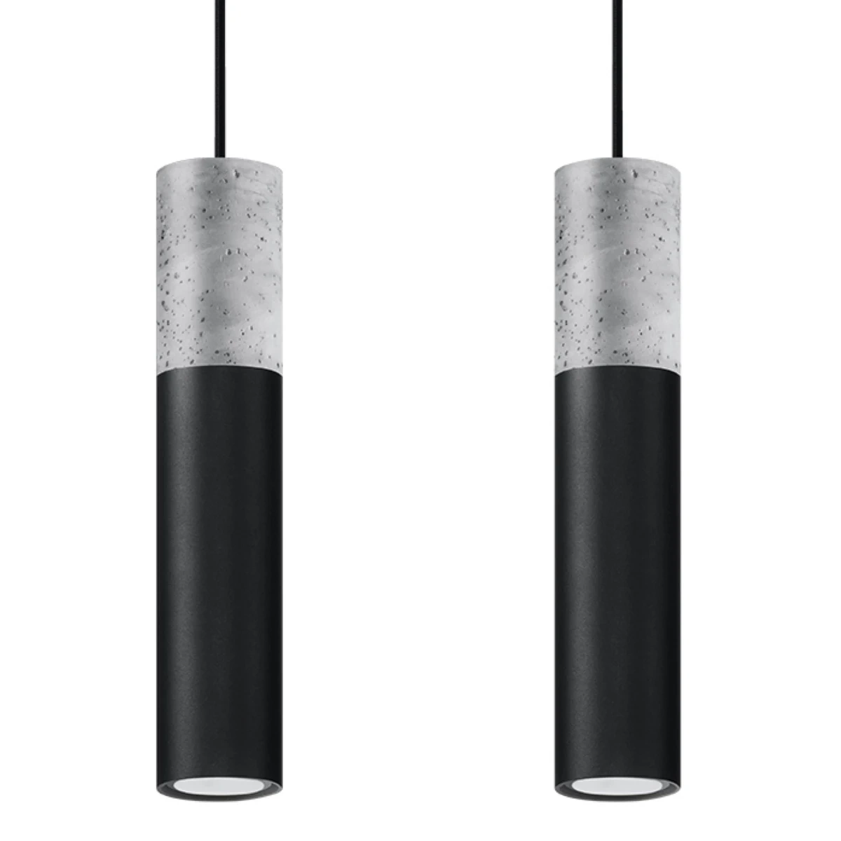 Pendant lamp BORGIO 2 black
