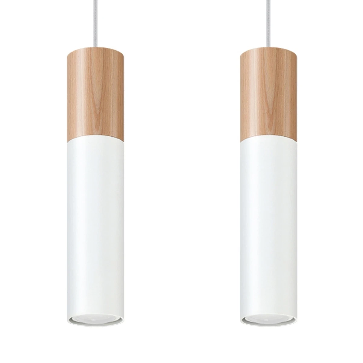 Pendant lamp PABLO 2 white