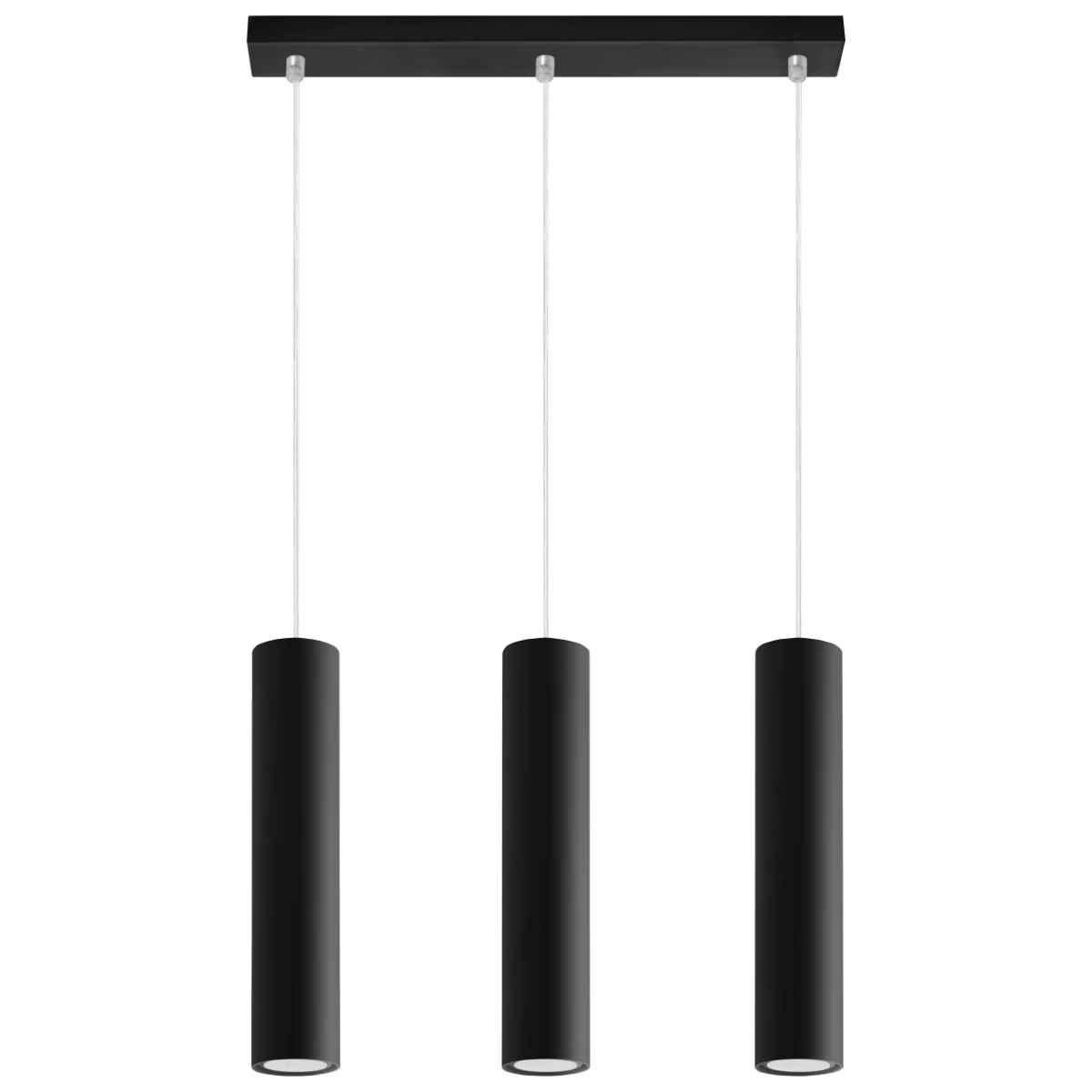 Pendant lamp LAGOS 3L black